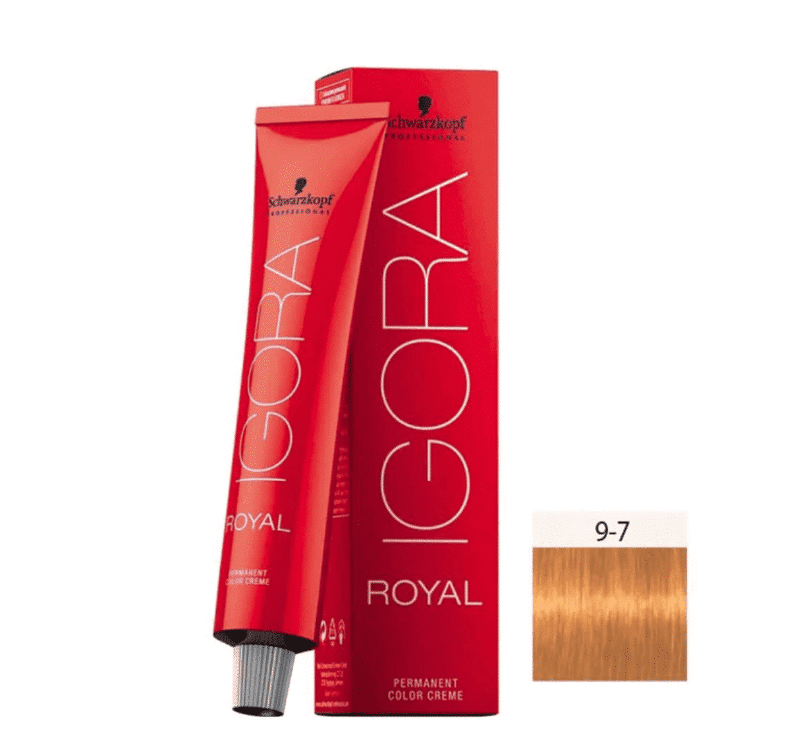 KIT - 4 Tintas Igora 9.7 + 4 ox Igora de 20 vol - Amor Acobreado