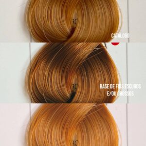 DESBOTAMENTO IGORA 9.7 + 9.1 - RUIVO STRAWBERRY BLONDE  Strawberry blonde  hair, Strawberry blonde, Hair color