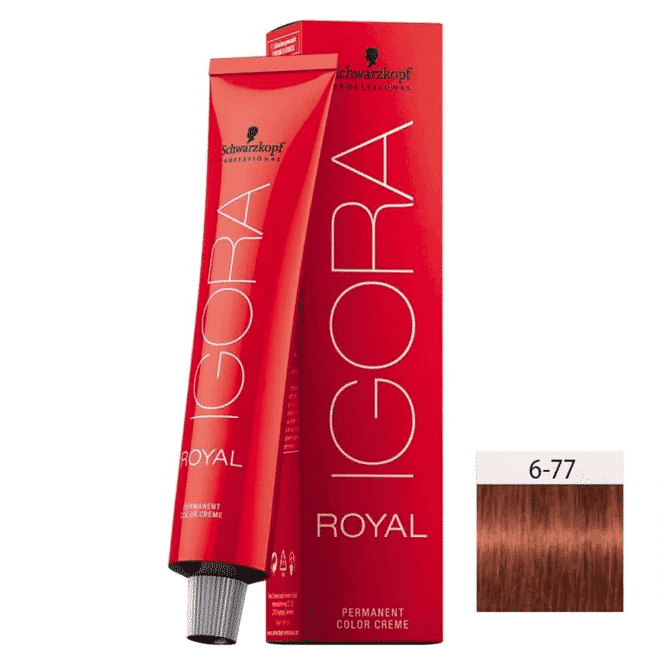 Cabelo Bom Bonito e Barato: Resenha tintura Igora Royal 6.77 e 0.77