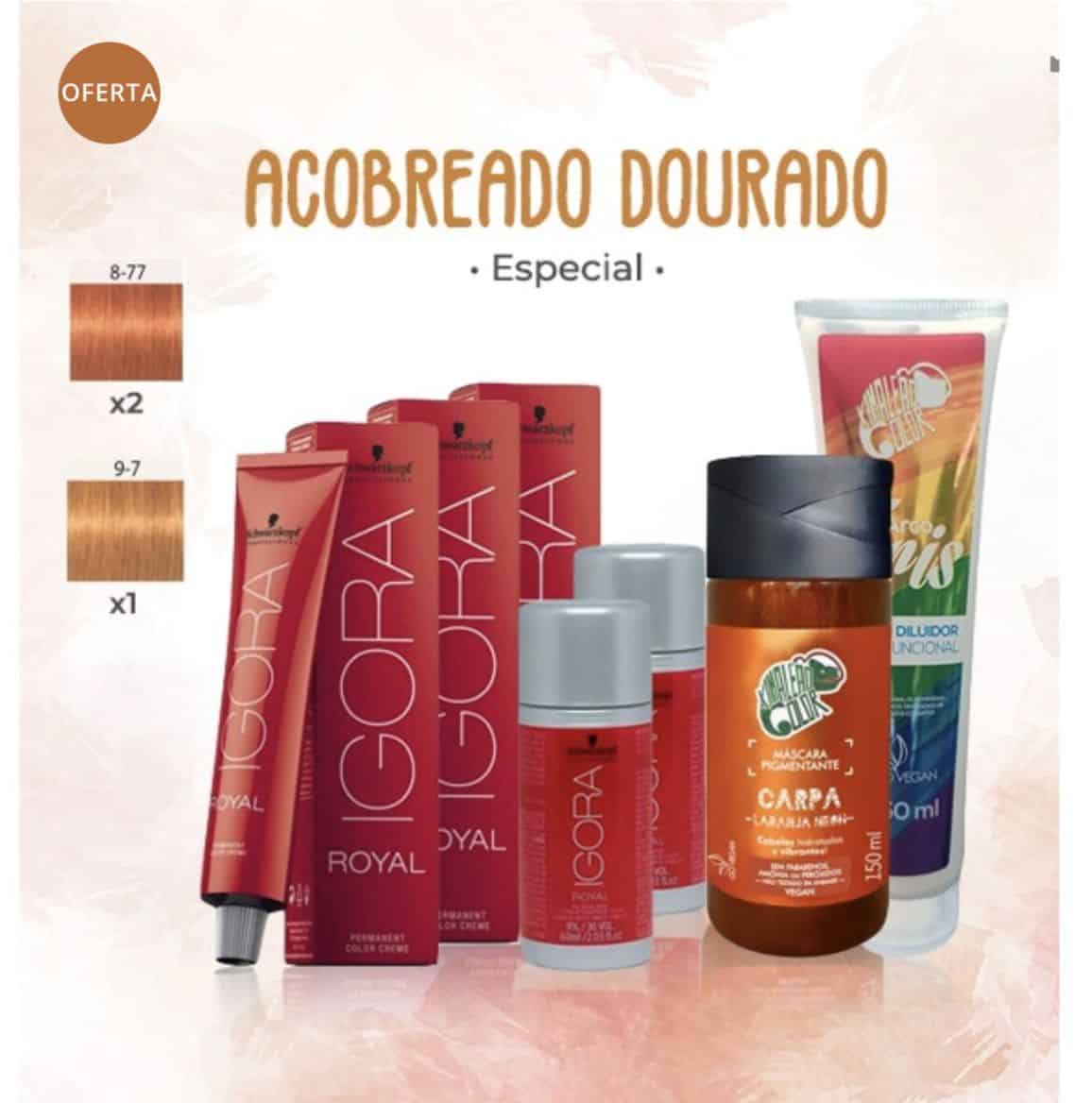 Schwarzkopf - Coloração Igora Royal 8/77 Louro Claro Acobreado Intenso 60 ml