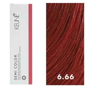 Keune Semi Color Coloração 60 ml- 6.66 Ri Vermelho Intenso